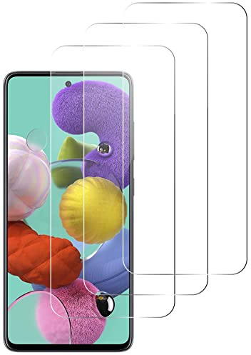 QUITECO Verre Trempé pour Samsung Galaxy A52 4G / A52 5G / A52S 5G [3 PIÈCES] Vitre Protection Protecteur d'écran