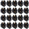 20 Stück T5 Twist Lock Sockel Mini Keil Glühbirnen Lampenfassung für T5 17 18 27 37 57 58 70 73 74 79 85 86 206 207 286 306 2721