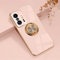 XINYEXIN Xiaomi 11T / Xiaomi 11T Pro Hülle mit Ringständer 360 Grad Drehbarer Ständer Handyhülle Mode Silikon Stoßfeste Schutzhülle für Xiaomi Mi 11T / Mi 11T Pro - Rosa