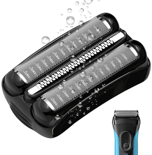 21B Scherkopf kompatibel mit Braun Series 3, 21B Scherblatt Aufsätze für Rasierer Series 3