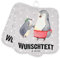 Mr. & Mrs. Panda Personalisierte Topflappen Pinguin mit Kind - Personalisierte Geschenke, Papa, Mami, Mutti, Danke Mama, Familie, Topflappen