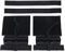 2pcs Quick Release Buckle Set Nylon Portable Outdoor Quick Detach Buckle Set Für Plattenträger(Schwarz) Verstellbarer Outdoor Stoff Buckle