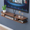 Meuble TV Flottant Étagère Mural - Meuble TV Suspendu - Meuble TV Mural, Étagères De Boîte De Télévision En Bois, Meuble De Télévision À Étagère Murale À Câbles Cachés Flottants ( Color : A , Size : 8