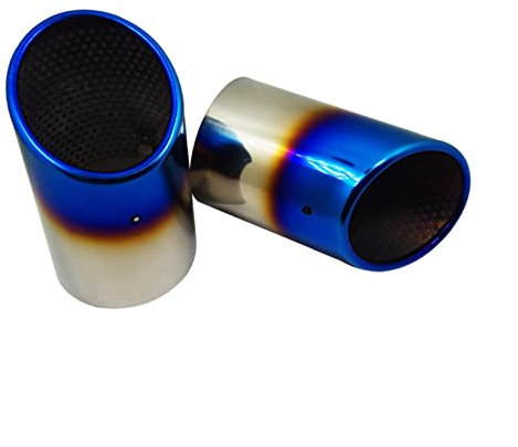 WOHOOD Auspuffblenden Für A&UDI Q7 2 Teile/Satz 90mm Durchmesser Edelstahl Schalldämpfer Auto Auspuff Endrohr Schwanz Kehle