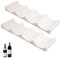 RFYTDCF Flaschenhalter Kühlschrank, 2 Stück Universal Kühlschrank Dosenhalter Stapelbar Flaschenablage Schrank Bier Halter Flaschen Organizer für Küche Arbeitsplatte Speisekammer, Weiß