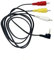 JZK 3.5 mm Stecker auf 3 Cinch-Stecker, Ersatz Audio Video Kabel, Video Eingangskabel, Stereo Video und Audio Anschluss, AV Kabel für Camcorder, Fernseher, Kameras