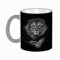 KDWJS Taza divertida de cerámica de 11 onzas,Tazas Originales de Desayuno - Graciosos Ideas para Regalos - Cerámica 330 ml - El rey león en blanco y negro