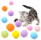 Amusingtao 12 Stück Filzbälle für Katzen, 3 cm Katzenbälle Filz, Katzenspielzeug, Katzen Spielsachen Aus 100% Wolle, Katzenspielzeug Natur, Katzen Im Innenbereich Zum Fangen Von Chase