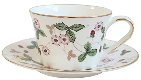 Tazze e Piattini da caffè in Bone China Inglese Tazze da tè Pomeridiano Tazze in Ceramica Tazze da Acqua Set da tè