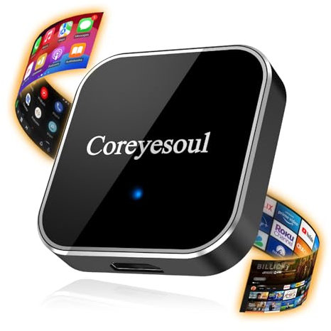 Car TV Mate Pro Max-Convert Any Wired CarPlay able to Read a TV Stick OEM Plug &Play Dongle with Apple Car Play Wireless Adapter Android Auto