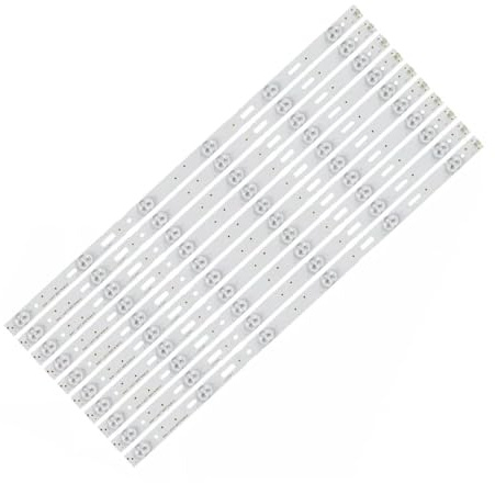 NXVASKEIP Lot de 10 bandes LED for téléviseur GRUNDIG 48 2013ARC48 3228N1 48VLE5520 48VLE5520BG 48VLE555BG 48VLE6520BH LSC480HN05 6 REV1.1 140509 Barre lumineuse