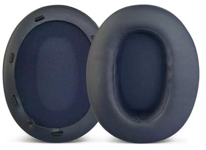 UOWGA Headphones Replacement Ear Pads for Sony WH-XB910N Extra Bass Headphones, Ear Pads with Soft Protein Leather, Noise Cancelling Foam (Blue)
