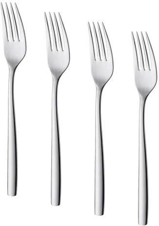 WMF Palma Menügabel 20,8 cm, Cromargan Edelstahl poliert, glänzend, spülmaschinenfest (Packung mit 4)