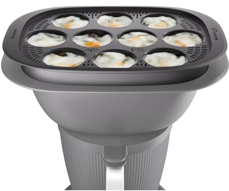 Wundermix - WunderPoach® for ten Pochiereinsatz Thermomix TM7 | Eier pochieren im TM, Egg Boiler für perfekt pochierte Ergebnisse, Thermomix Zubehör, Eierkocher für 10 Eier