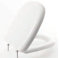Sedile NON originale in termoindurente con cerniere inox Ideal Standard TESI colore bianco