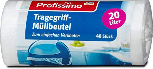 Profissimo Tragegriff-Müllbeutel 20l, 40 St