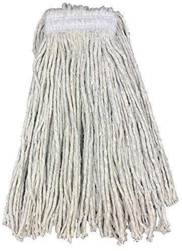 Kentucky Mop Head Replacement Commercial Mop Heads for Heavy Duty Industrial Use - Large Size Cotton PY Yarn 16oz 450 Gram (1)