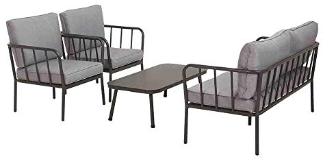 Siena Garden Lounge 4tlg. Casita matt-anthrazit