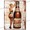 Metallschilder – Pepsi Pin Up Girl Logo Man Cave, Blechschild zum Aufhängen für Küche, Schuppen, Garage, klein (15 x 10 cm)