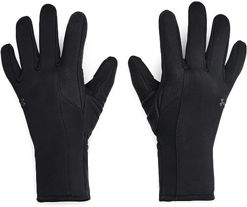 Under Armour Womens Full Finger Gloves Women's Ua Storm Fleece Gloves, Black, 1365972-001, SM