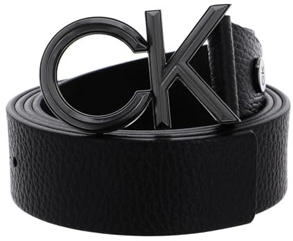 Calvin Klein Adjustable Leather Belt W105 Black - kürzbar