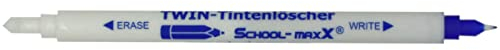 School-MaxX Tintenlöscher Twin mit Überschreibspitze, zum löschen und überschreiben von handelsüblicher Tinte (1)
