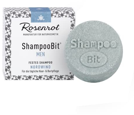 Rosenrot Festes ShampooBit®, MEN Nordwind, 60g