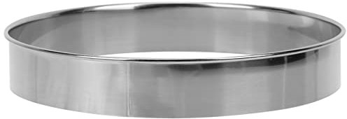 Yardwe Fachkunde Metall Fachkunde Metall Mini Muffins 10- Zoll- - Muffinringe Pizza- Ring Eier- Pancake- Ringe Küchenbacken- für Kecuits Donuts Machen Fachkunde Metall Mini Muffins Mini Muffins