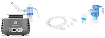 Pari 128G1000 Sinus 2, pulsierendes Inhalationsgerät zur Behandlung von Atemwegserkrankungen & 023G3210 Boy Classic Year Pack inklusive Vernebler, Anschlussschlauch