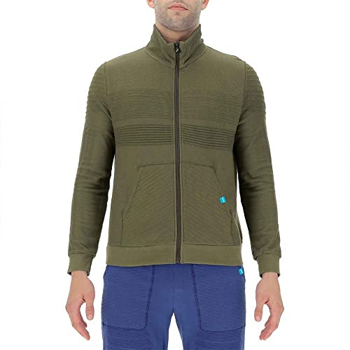 UYN Herren Natural Training Ow Full Zip Long Sl_ T-Shirt