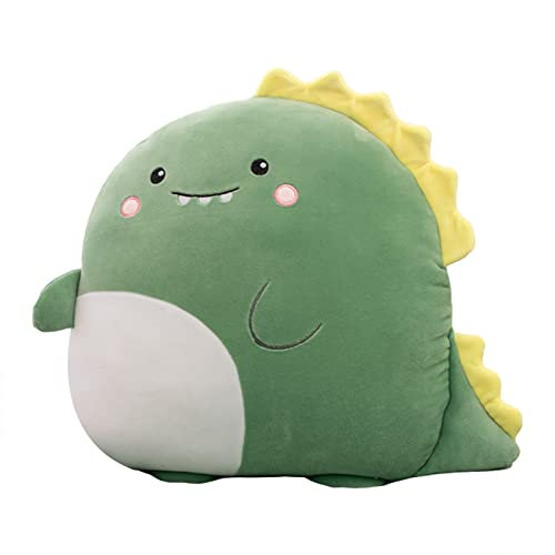 Tier Kissen Tier Plüschtier Stofftier Kuscheltier Cartoon Kissen Süß Dinosaurier Pinguin Avocado Stofftier Dekokissen Geschenk Kuscheltier (Dinosaurier)