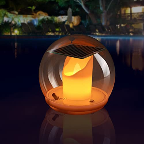 Bseical Solar Schwimmende Poolbeleuchtung, Unterwasser, LED, Schwimmkugel Pool Licht Wasserlicht, Gartenlaterne Für Draußen, Poollicht, Gartendeko (1 Stück)