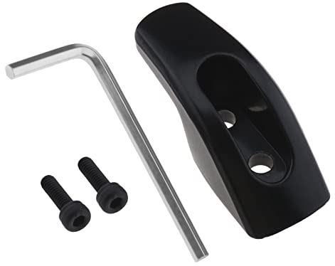 YINETTECH Klapphaken Aufhängen mit Schnalle, Vorderer Haken, Kompatibel mit NineBot Segway ES1/ES3/ES4/ES5/E22/E25 Elektroroller-Modellen Ersatzteile, Schwarz