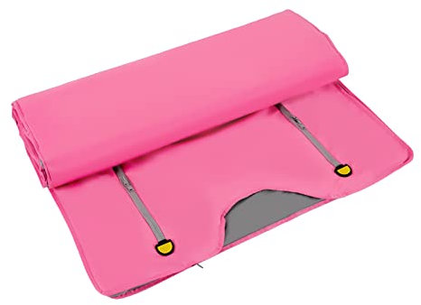 HaroldDol Far Infrarot Saunadecke, Heimsauna 220 V Ferninfrarot Dampfdecke Heizdecke Sauna Blanket Ferninfrarot Saunadecke für Körperformer (Rosa)