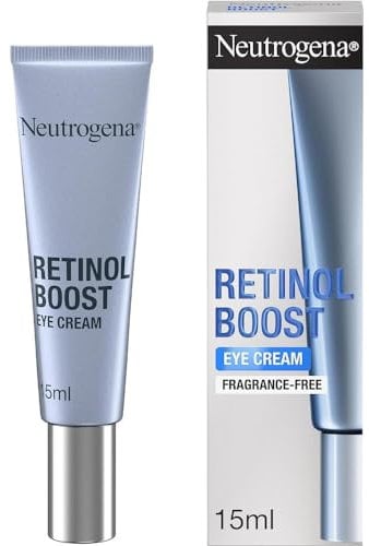 Retinol Boost Augencreme 1 x 15 ml, parfümfreie Augencreme für alternde Haut, Behandlung unter den Augen mit Retinol für frischere, jünger aussehende Haut