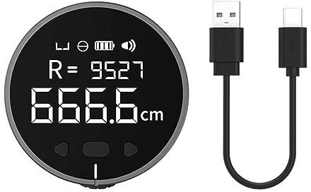 DollaTek 8 en 1 Règle électronique Affichage LCD Télémètre Outil de Mesure de Longueur Portable de Haute précision pour Les mesures de Courbes Planes