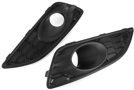 BENSIL Für F&ord Für Fiesta Mk7 Facelift 2013 2014 2015 2016 2017 Frontschürze Unteren Nebel Lampe Surround Grille Nebel Licht Trim Abdeckung Nebelscheinwerfer-Grillabdeckung