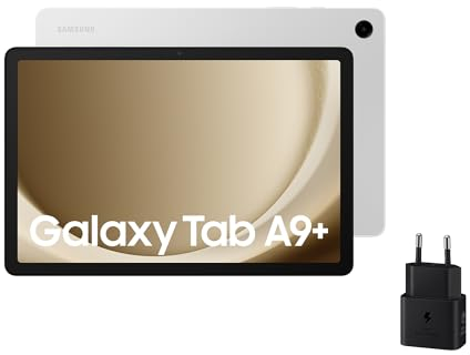 Samsung Galaxy Tab A9+ Tablet Android, 64 GB Almacenamiento, WiFi, Pantalla 11”, Sonido 3D, Plateado (Versión Española)