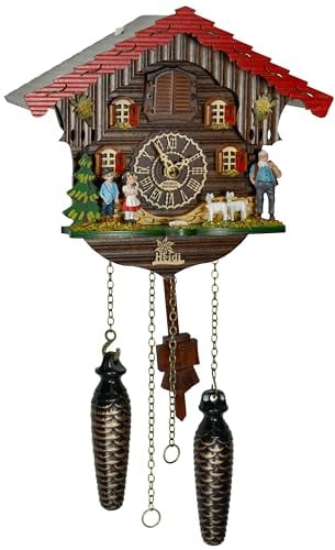 Trenkle Quarz Kuckucksuhr Heidi mit Musik