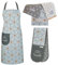 Cooksmart 5-Piece Apron & Accessories Set | Double Oven Gloves & Tea Towels Perfect For Any Kitchen