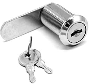 Schließfachschloss, Schrankschlösser, 1-teiliges Schlossset for Türzylinder, Schubladen, Schränke, Briefkästen, Schließfächer und Sicherheitsmöbelschlösser(20mm)