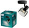 Philips Sleet LED 1er Spotleuchte, E14 Lampe nicht enthalten, Schwarz, IP20