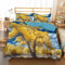 JEDTAKCT Copripiumino stampato con motivo a bosso, set copripiumino stampato con motivo a foresta naturale, set di biancheria da letto leggera reversibile, 3 pezzi con (matrimoniale, 200x200 cm)