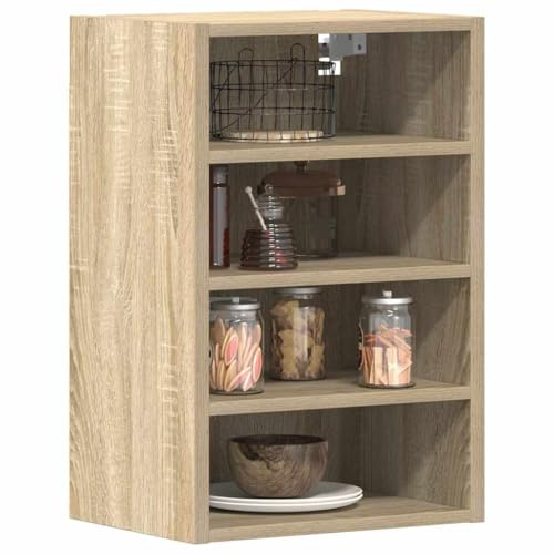 Myheimly Hängeschrank Sonoma-Eiche 40x29,5x60 cm Holzwerkstoff Küchenschrank Küchenzeile Küchenmöbel Unterschrank Küchenunterschrank Schrank
