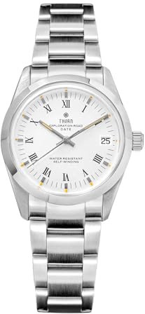 TACTICAL FROG Thorn T004 34mm PT5000 Mechanische Herrenuhr - Gewölbtes Saphirglas C3 Leuchtend 100M Wasserdicht, Polierte Lünette