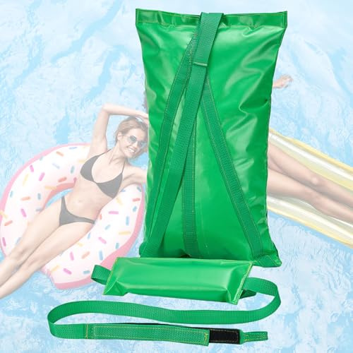 MOPHOEXII Compact Pool Float Anchor Bag, 2-in-1 Sandanker mit integriertem Float-Ankerseil für Flotation Boards, schwimmende Flöße, Poolspielzeug und aufblasbare Gegenstände