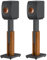Paire de Supports d'enceintes réglables en Hauteur pour KEF LS50 Meta - Socle de Sol renforcé Finition Bois pour KEF LS50 Meta et LS50 Wireless II - Capacité de Charge : 22,7 kg (50 lbs)