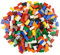 Lego® Classic 2x4 Bausteine – 100 Stück Bunte Basic Steine | Konstruktionsspielzeug & Lernspielzeug für Kinder ab 3 Jahren | Fördert Kreativität & Motorik