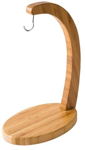 Banana Hanger Stand, Decorative BananaHanger, Wooden Banana Tree Holder with Hook, Sturdy Display Vegetables Storage Rack, Fruit Display Rack for Kitchen, Home, Countertopp Storage