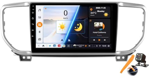 M6 pro1,YLOXFW Android 15.0 Navi 2 DIN Stereo Ersatz für K-ia Sportage 4 QI KX5 2018-2021 Autoradio Sat GPS Navigation 9 Zoll Cartablet DVD Multimedia Player FM BT Receiver mit Android Auto Carplay